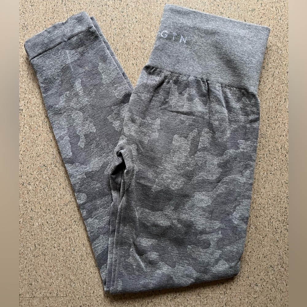 NVGTN Camo Leggings - Grey